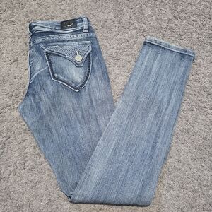 Chic Blue Skinny Jeans for Women